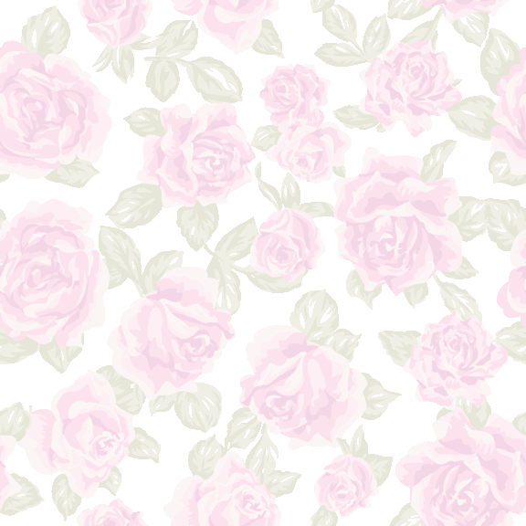 109 ピンク大バラ＞薔薇（ばら）・大サイズのテキスタイル図案／非商用無料イラスト
