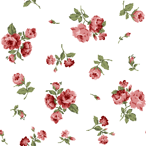 薔薇とび柄＜バラ（中）のイラスト壁紙／条件付フリー素材