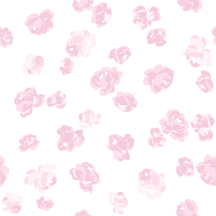 116 ピンクの小薔薇＞薔薇（ばら）・小サイズのテキスタイル図案／非商用無料イラスト