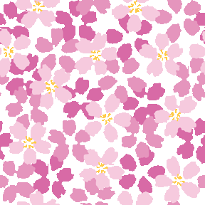 ラフタッチ桜の花＜サクラのイラスト壁紙／条件付フリー素材