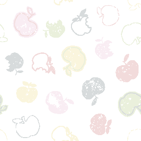052 かすれリンゴ＞アップル・リンゴのテキスタイル図案／非商用無料イラスト