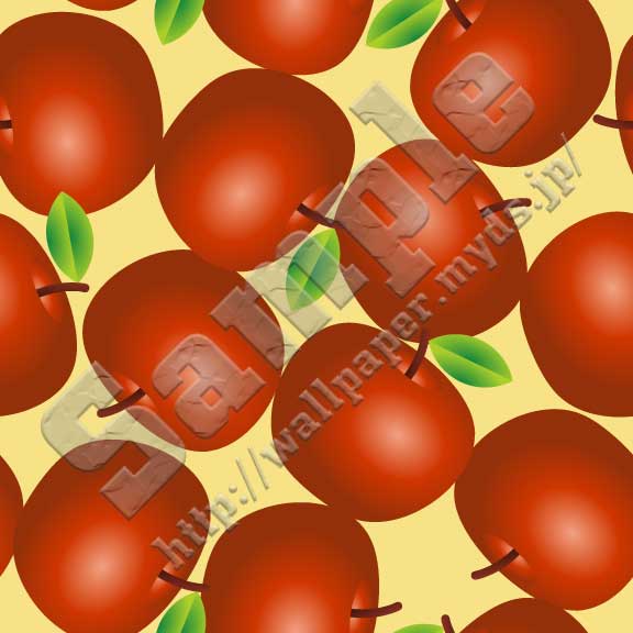 林檎（りんご）＜534 完熟赤リンゴ＞の背景画像・壁紙