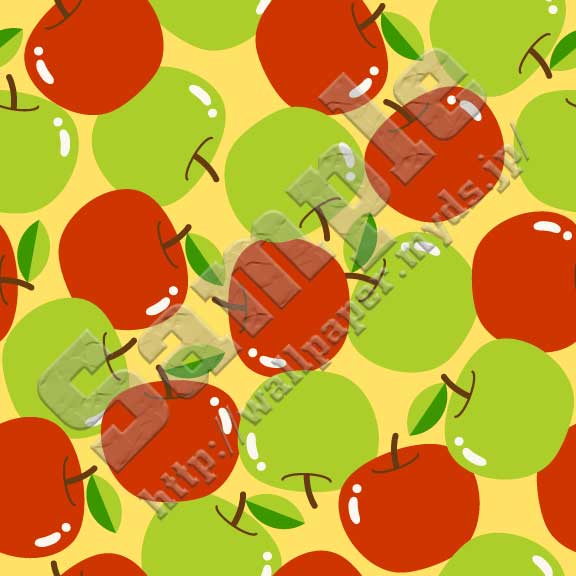 林檎（りんご）＜536 赤リンゴ青リンゴ＞の背景画像・壁紙