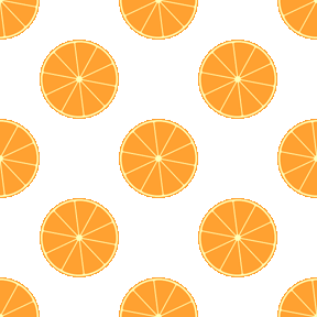 464 オレンジ水玉の携帯背景画像