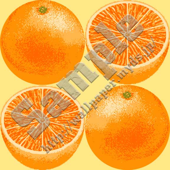 オレンジ＜466 整列オレンジ＞の背景画像・壁紙