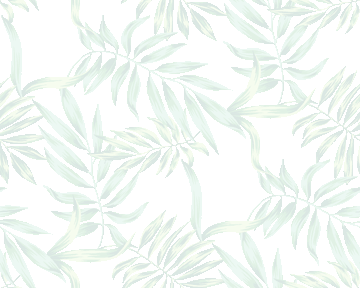 ヤシ系植物の葉のテキスタイルパターン
