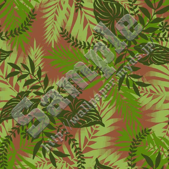 ジャングルの葉＜069 熱帯植物の葉＞の背景画像・壁紙