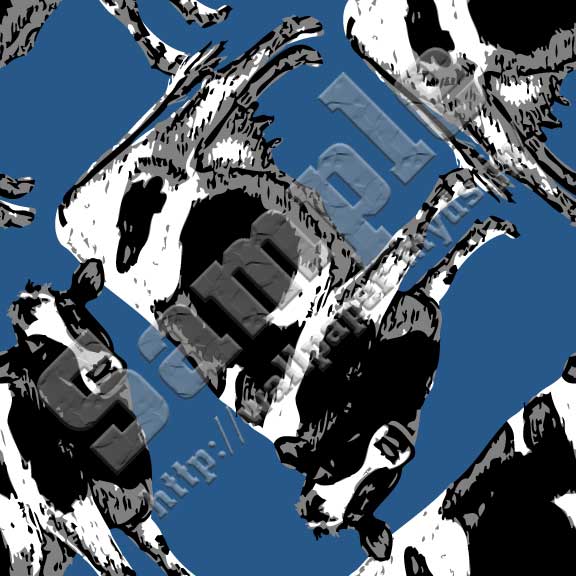 牛（うし）＜013 粗描きホルスタイン＞の背景画像・壁紙