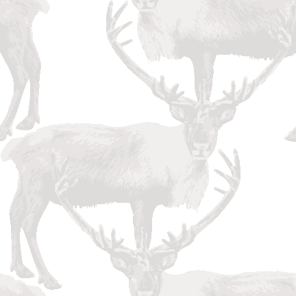 532 リアルトナカイ＞鹿（しか）のテキスタイル図案／非商用無料イラスト