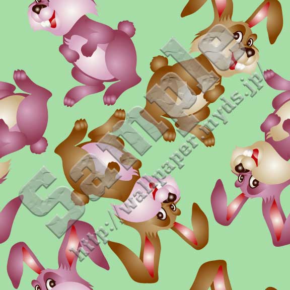 ウサギ＜024 バニー＞の背景画像・壁紙