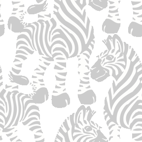 シンプル縞馬のテキスタイルパターン