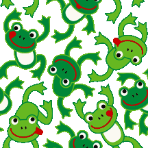 104 わんぱく蛙のスクリーンセイバー