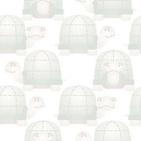 166 リクガメ＞亀（かめ）のテキスタイル図案／非商用無料イラスト