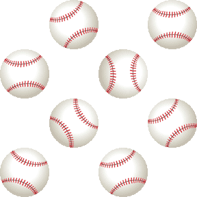 リアルやきゅうの硬球＜野球のイラスト壁紙／条件付フリー素材