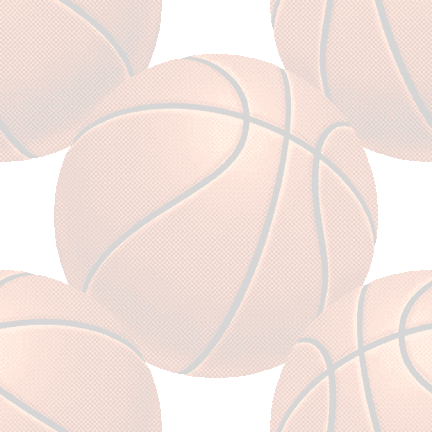396 リアルばすけっとぼーる＞バスケットボール・籠球（ばすけっとぼーる・ろうきゅう）のテキスタイル図案／非商用無料イラスト