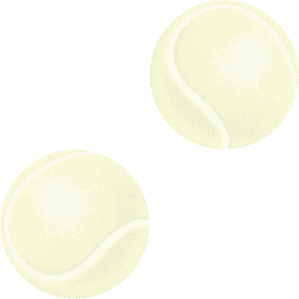 378 リアルテニスボール＞テニス・庭球（てにす・ていきゅう）のテキスタイル図案／非商用無料イラスト