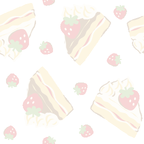 051 苺ショートケーキ＞ケーキ（ショートケーキ）のテキスタイル図案／非商用無料イラスト