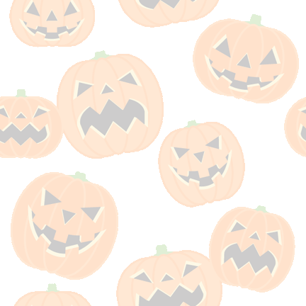 537 ジャックランタン＞かぼちゃ・パンプキンのテキスタイル図案／非商用無料イラスト