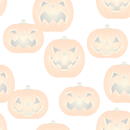 538 ハロウィンかぼちゃ＞かぼちゃ・パンプキンのテキスタイル図案／非商用無料イラスト