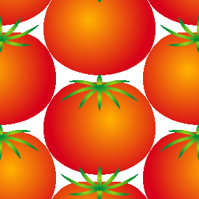 フレッシュトマト＜トマトのイラスト壁紙／条件付フリー素材