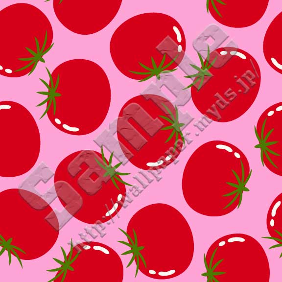 赤いトマトのデザインサンプル